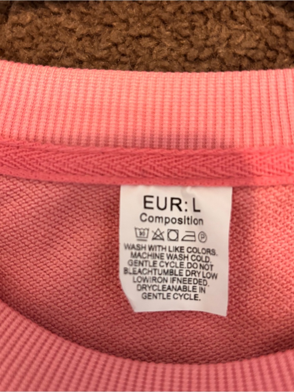 Pink TEACH Crewneck Sweatshirt - Picture 3 of 3